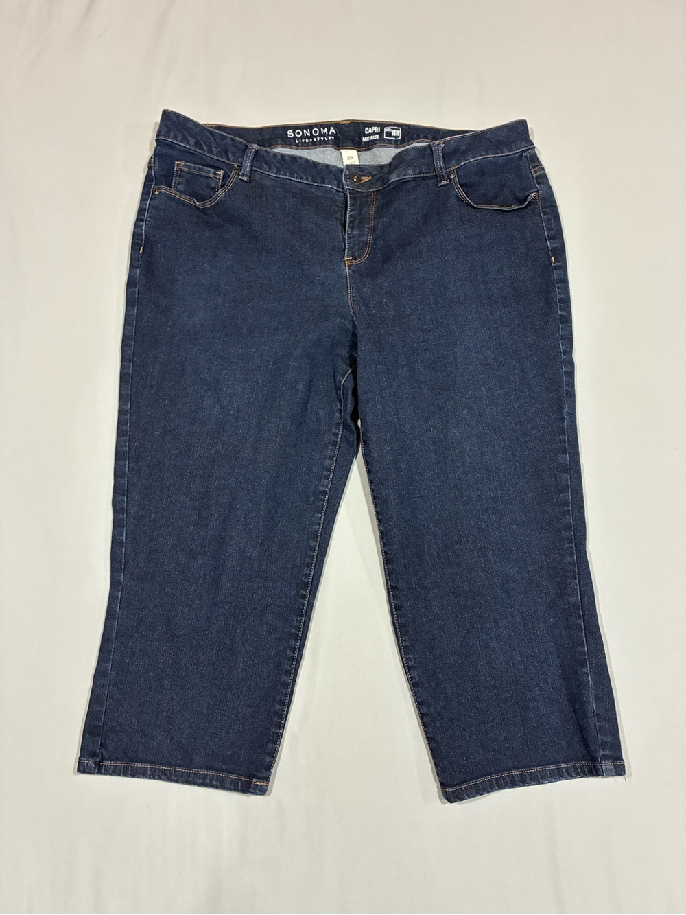 SONOMA Dark Blue Women’s Capri Jeans 18W